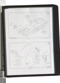 Väggställ VARIO Magnet, med 5 ramar