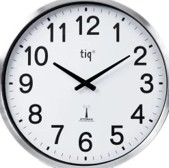Väggur TIQ radiokontrollerat Ø50cm utomhus