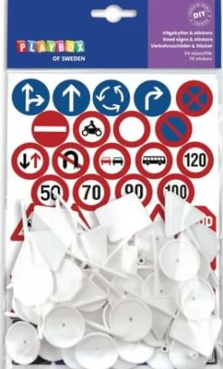 Vägskyltar och stickers