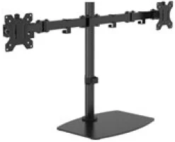 VISION Freestanding Dual Monitor Desk Stand - LIFETIME WARRANTY