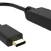 VISION - Videokort - USB-C hane till HDMI hona - svart - 4K60Hz