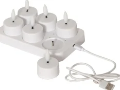 Värmeljus STAR T Flamme LED m/laddare