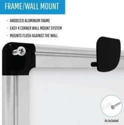 Whiteboard EARTH M emalj magnet 180x120