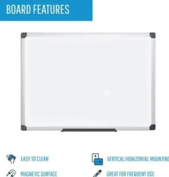 Whiteboard EARTH M emalj magnet 180x120