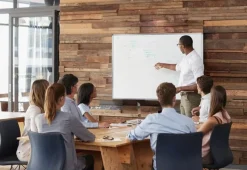Whiteboard LYRECO emalj 120x90cm