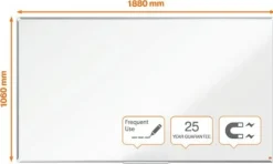 Whiteboard NOBO premium emalj 85'