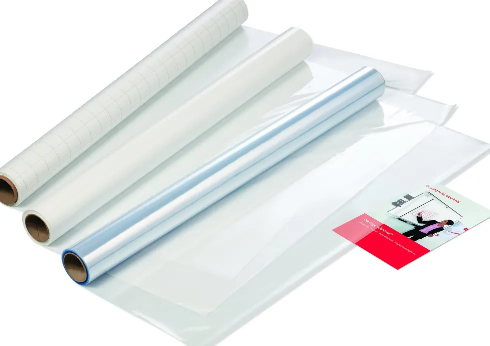 Whiteboard NOBO 80x60cm vit folie 25ark