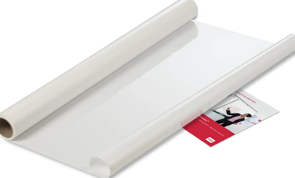 Whiteboard NOBO 80x60cm vit folie 25ark