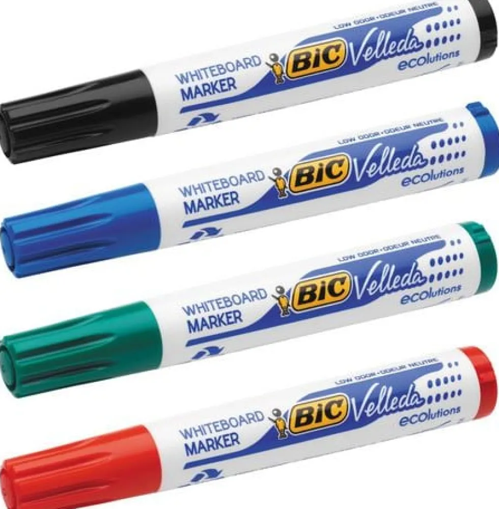 Whiteboardpenna BiC 1701 ECO svart, konisk