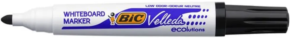 Whiteboardpenna BiC 1701 ECO svart, konisk