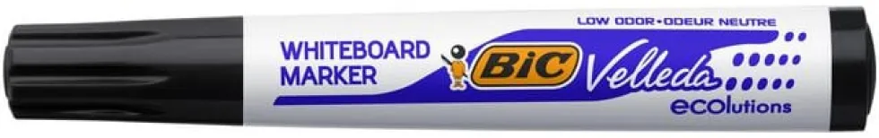 Whiteboardpenna BiC 1701 ECO svart, konisk