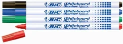 Whiteboardpenna BIC Velleda 1721 Fin, konisk, 4 färger/fp