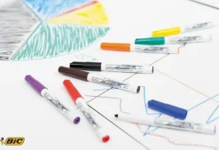 Whiteboardpenna BIC Velleda Svart, konisk, 1,4mm, 12st