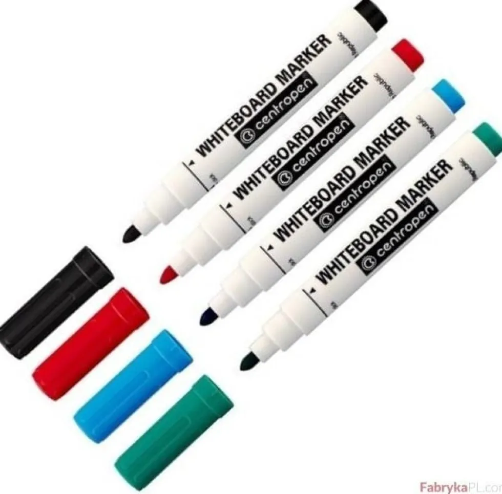 Whiteboardpenna CENTROPEN rund 4/fp