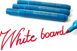 Whiteboardpenna detekterbar rund svart
