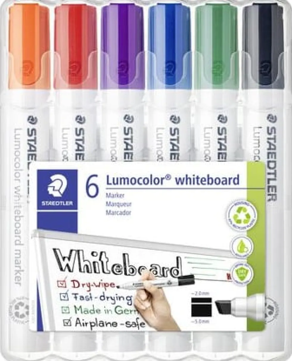 Whiteboardpenna LUMOCOLOR 351B sned 6/fp