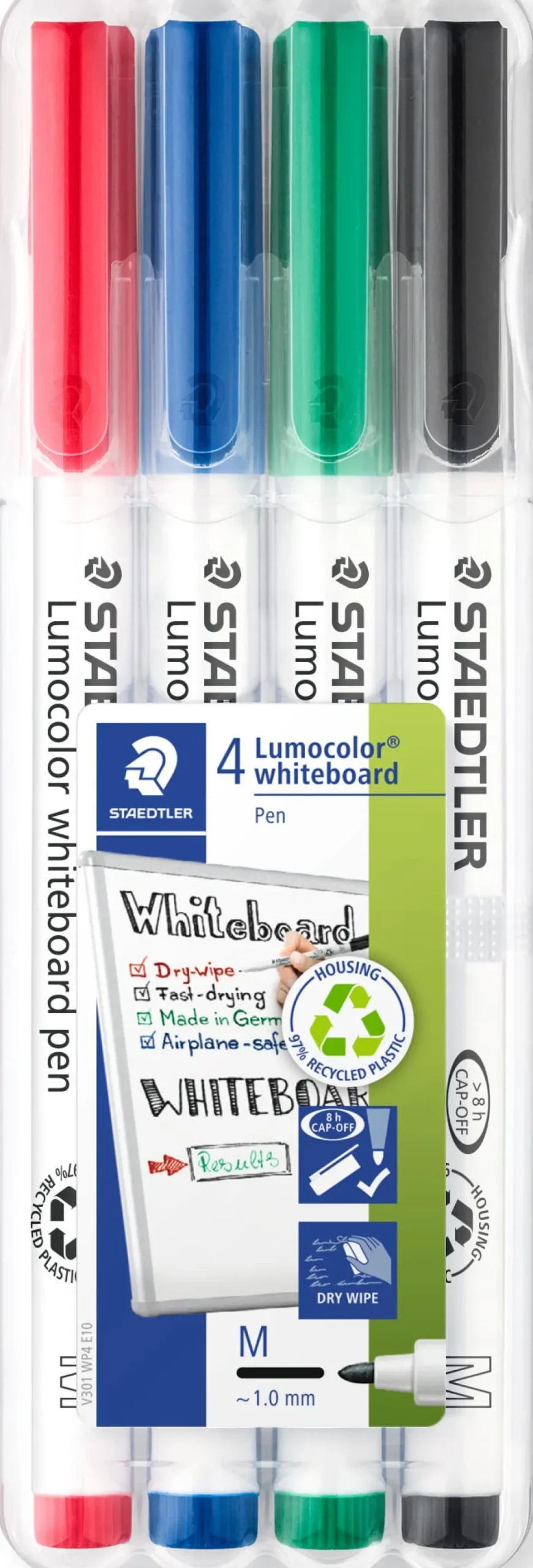 Whiteboardpenna LUMOCOLOR 1,0mm 4/FP
