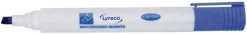 Whiteboardpenna LYRECO drywipe sned blå