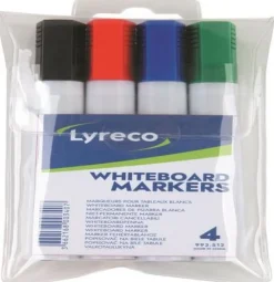 Whiteboardpenna LYRECO drywipe sned 4/fp