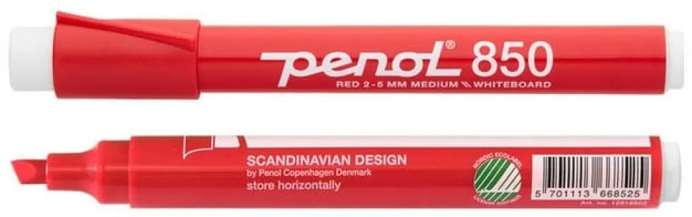 Whiteboardpenna PENOL 850 sned röd