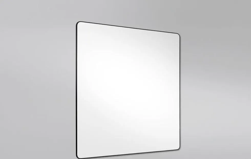 Whiteboardtavla Lintex Edge, Svart list, 100x120cm