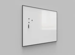 Whiteboardtavla Lintex One, Svart ram, 150x120cm