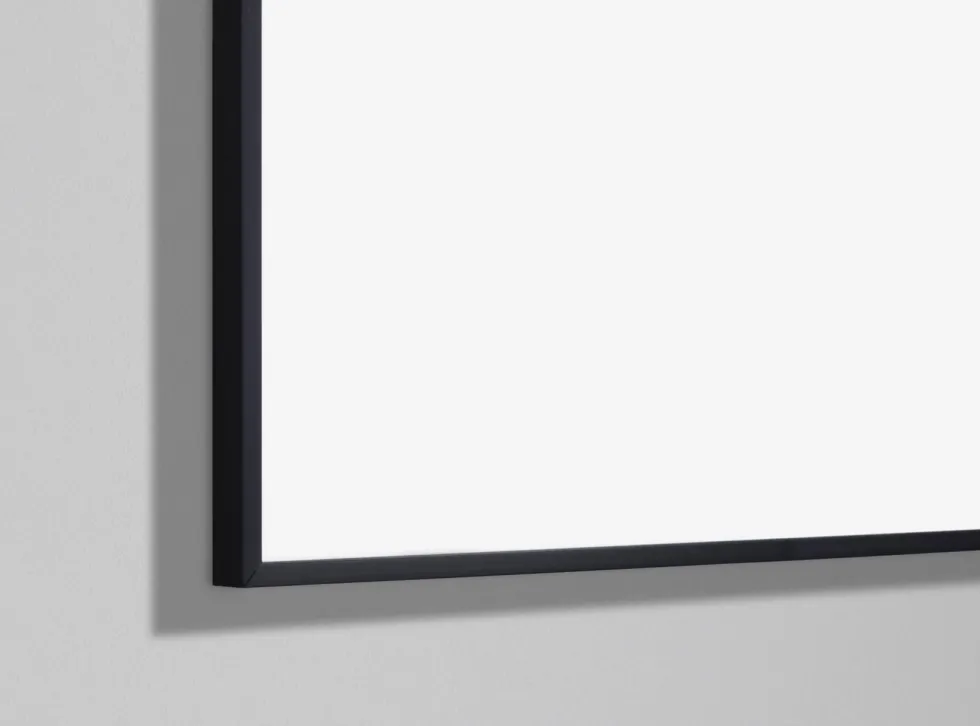 Whiteboardtavla Lintex One, Svart ram, 150x120cm