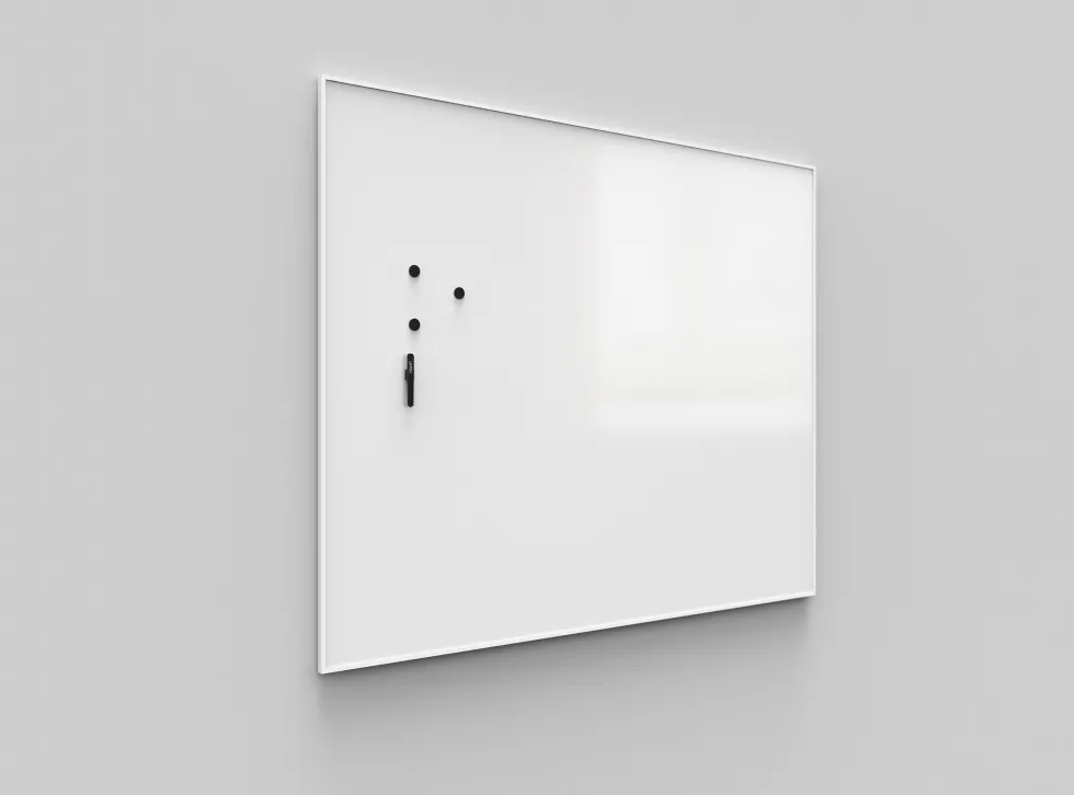 Whiteboardtavla Lintex One, Vit ram, 200x120cm