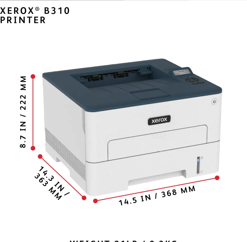 Xerox B310 - Skrivare - svartvit - Duplex - laser - A4/Legal