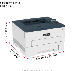 Xerox B230 - Skrivare - svartvit - laser - Legal/A4 - 600 x 600
