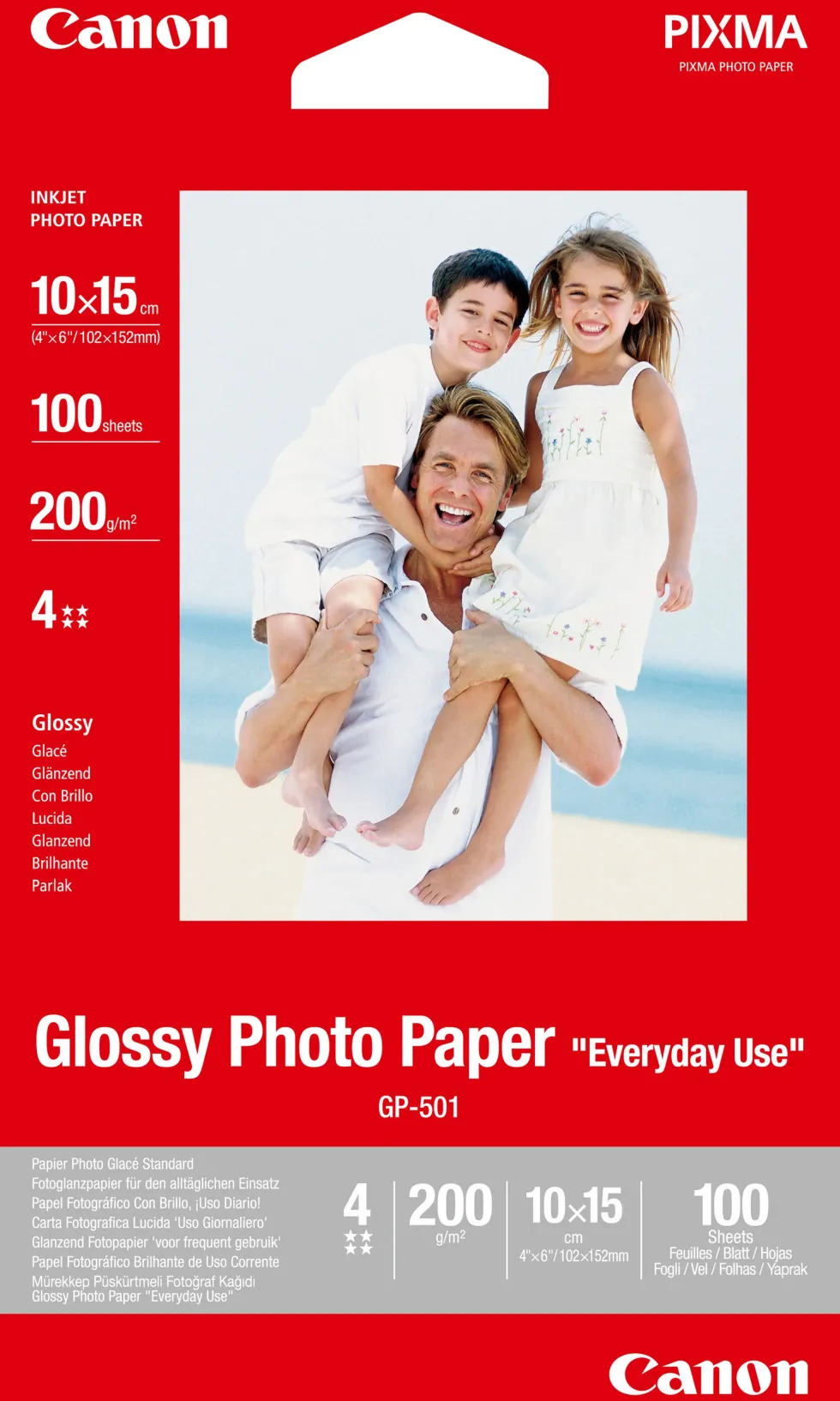 10x15 GP-501 Glossy Photo 200g (100)