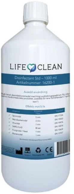 Ytdesinfektion LIFECLEAN Standard 1L