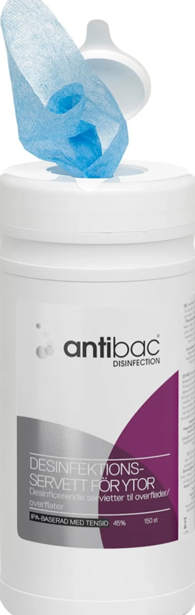 Ytdesinfektionsduk ANTIBAC IPA 150/fp
