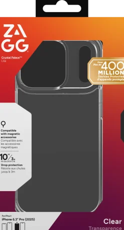 Zagg Crystal Palace Lite - Baksidesskydd för mobiltelefon