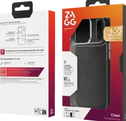 Zagg Crystal Palace Lite - Baksidesskydd för mobiltelefon