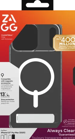 Zagg Crystal Palace Snap - Baksidesskydd för mobiltelefon