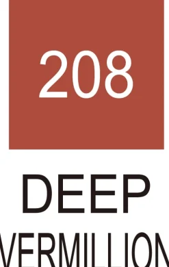 ZIG Clean Color Real Brush 208 Deep Vermillion