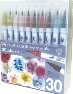 ZIG Clean Color Real Brush set A 30/etui