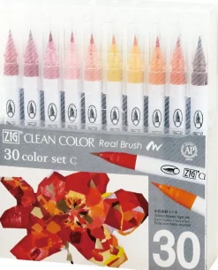 ZIG Clean Color Real Brush set C 30/etui