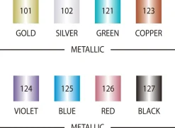 ZIG Fudebiyori metallic 8/etui