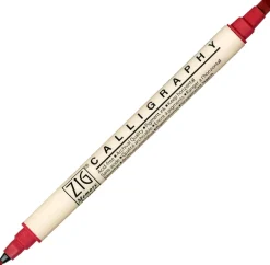 ZIG MS Calligraphy 2/5mm rosaröd