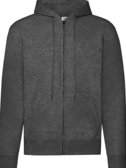 Zip Hoodie FRUIT mörkgrå XL