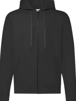 Zip Hoodie FRUIT svart 4XL