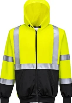 Ziphood varsel PW B315 kl3 gul XL