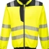 Ziptröja varsel PW370 Hi-Vis Kl 2/3 L
