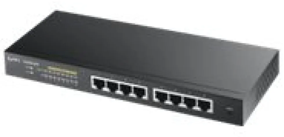 Zyxel GS1900-8HP - Switch - smart - 8 x 10/100/1000 (PoE+)