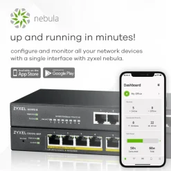 Zyxel GS1915 Series GS1915-8 - Switch - NebulaFLEX-kompatibel